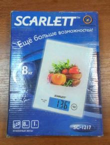 Весы кухонные Scarlett SC-1217 (ОЕМ)
