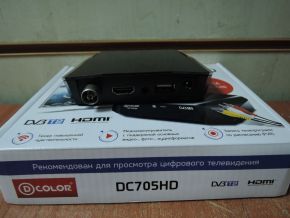Внешний TV-тюнер, цифровой, D-Color DC705HD