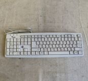 Компьютерная клавиатура белая, USB