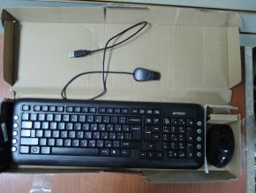 Клавиатура и мышь беспроводная A4Tech xFar G7 gl-1630