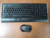 Клавиатура и мышь беспроводные A4tech GR-152 + A4tech G10-730F
