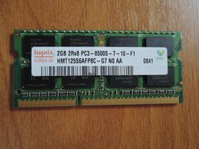 Оперативная память SO-Dimm DDR3 2Gb 8500 (1066) Hynix