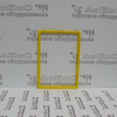Рамка из ударопрочного пластика с закругленными углами PF-A5, цвет желтый